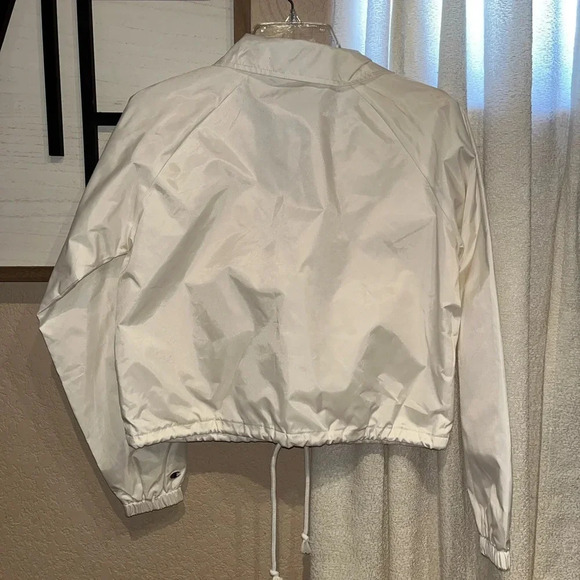 womens Champion athleticwear white‎ jacket Small - Picture 3 of 4